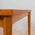 Rectangular dining table in teak with hidden extensions by Henning Kjaernulf Denmark s