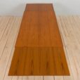 Rectangular dining table in teak with hidden extensions by Henning Kjaernulf Denmark s