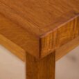 Rectangular dining table in teak with hidden extensions by Henning Kjaernulf Denmark s