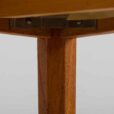 Rectangular dining table in teak with hidden extensions by Henning Kjaernulf Denmark s