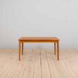 Rectangular dining table in teak with hidden extensions by Henning Kjaernulf Denmark s
