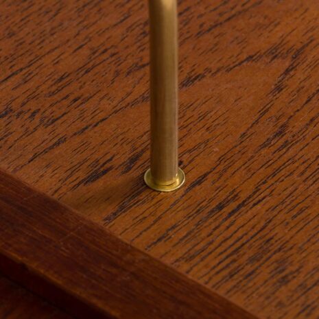 22195 Two bay teak wall unit with a home office desk and two cabinets in Cadovius style, PS System -Preben Sorensen for Randers, Denmark, 1960s-15 Two bay teak wall unit with a home office desk and two cabinets in Cadovius style PS System Preben Sorensen for Randers Denmark s