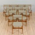 set of  teak chairs by Anderstrup Stolefabrik