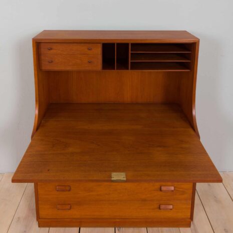 22227 Bureau secrétaire Borge Mogensen en teck-11 Borge Mogensen teak secretary desk