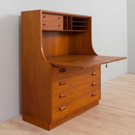 22227 Bureau secrétaire Borge Mogensen en teck-16 Borge Mogensen teak secretary desk