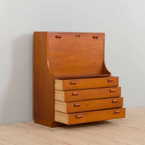 22227 Bureau secrétaire Borge Mogensen en teck-6 Borge Mogensen teak secretary desk