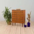 Mid Century Danish Teak dresser Vintage chest of drawers s