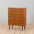 Mid Century Danish Teak dresser Vintage chest of drawers s