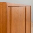 Small Danish side cabinet teak dresser with sliding doors s