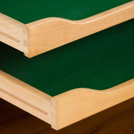 22235 Petite commode danoise en teck avec portes coulissantes, années 1960-18 Small Danish side cabinet teak dresser with sliding doors s