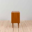 Small Danish side cabinet teak dresser with sliding doors s