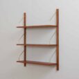 three shelves in teak sorensen cadovius style  zestawow z kijami