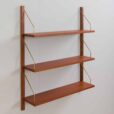 three shelves in teak sorensen cadovius style  zestawow z kijami