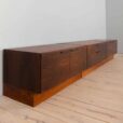 three parts extra long rosewood sideboard by ib kofod larsen