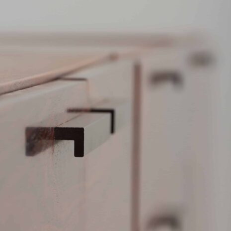 22239 buffet extra long en bois de rose en trois parties, ib kofod larsen-14 three parts extra long rosewood sideboard by ib kofod larsen