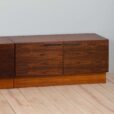 three parts extra long rosewood sideboard by ib kofod larsen