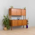Danish Double sideboard hutch in teak model  Gunni Omann for Oman Junn Mobelfabrik s s