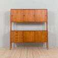 Danish Double sideboard hutch in teak model  Gunni Omann for Oman Junn Mobelfabrik s s