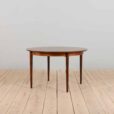 Arne Vodder rosewood round extension dining table for P