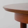 Arne Vodder rosewood round extension dining table for P
