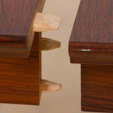 22243 Okrągły rozkładany stół z palisandru Arne Voddera dla P. Olsen Sibast Mobler, Dania, lata 1960-12 Arne Vodder rosewood round extension dining table for P