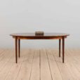 Arne Vodder rosewood round extension dining table for P
