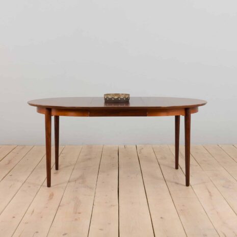 22243 Okrągły przedłużony stół jadalny z drewna różanego Arne Vodder dla P. Olsen Sibast Mobler, Dania, lata 60-te-2 Arne Vodder rosewood round extension dining table for P
