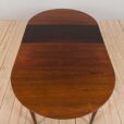 Arne Vodder rosewood round extension dining table for P