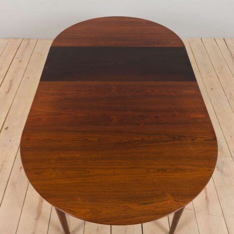 22243 Okrągły rozkładany stół z palisandru Arne Voddera dla P. Olsen Sibast Mobler, Dania, lata 1960-6 Arne Vodder rosewood round extension dining table for P