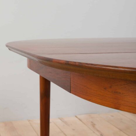 22243 Okrągły, rozkładany stół z palisandru Arne Voddera dla P. Olsen Sibast Mobler, Dania, lata 1960-9 Arne Vodder rosewood round extension dining table for P