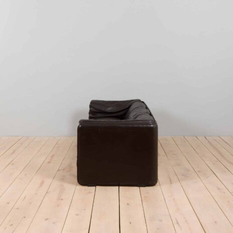 22273 Pelle Frau Canapé Le Capanelle 3 places et 2 fauteuils club en cuir par Tito Agnoli pour Poltrona Frau, Italie, années 1980 - 1-8 Pelle Frau Leather seater Le Capanelle sofa and lounge club chairs by Tito Agnoli for Poltrona Frau Italy s