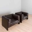 Pelle Frau Leather  seater Le Capanelle sofa and  lounge club chairs by Tito Agnoli for Poltrona Frau Italy s