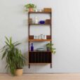 Royal Cadovius vinyl records cabinet with exposition display shelf and  shelves Poul Cadovius rosewood wall unit for Cado s