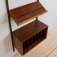 Royal Cadovius vinyl records cabinet with exposition display shelf and  shelves Poul Cadovius rosewood wall unit for Cado s