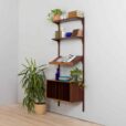 Royal Cadovius vinyl records cabinet with exposition display shelf and  shelves Poul Cadovius rosewood wall unit for Cado s