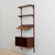 Royal Cadovius vinyl records cabinet with exposition display shelf and  shelves Poul Cadovius rosewood wall unit for Cado s