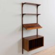 Royal Cadovius vinyl records cabinet with exposition display shelf and  shelves Poul Cadovius rosewood wall unit for Cado s