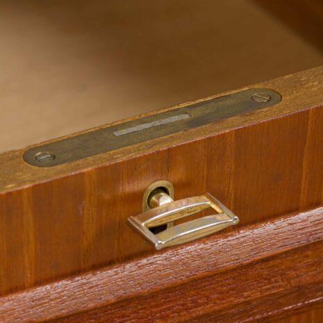 21331 free standing mid century Danish teak desk-17 free standing mid century Danish teak desk