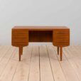free standing mid century Danish teak desk