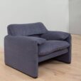 Maralunga lounge set curvy sofa with armchair Vico Magistretti Cassina s