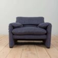 Maralunga lounge set curvy sofa with armchair Vico Magistretti Cassina s