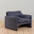 Maralunga lounge set curvy sofa with armchair Vico Magistretti Cassina s