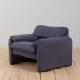 Maralunga lounge set curvy sofa with armchair Vico Magistretti Cassina s