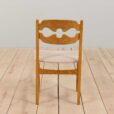 Mid century Set of  Henning Kjaernulf razorblade oak dining chairs Denmark s