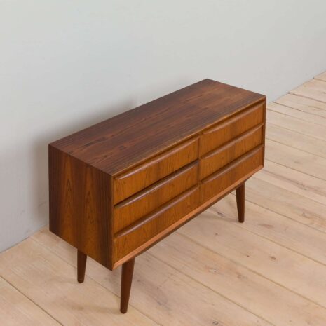 22252 Commode danoise en bois de rose, commode vintage, 1970-12 Commode danoise en palissandre vintage