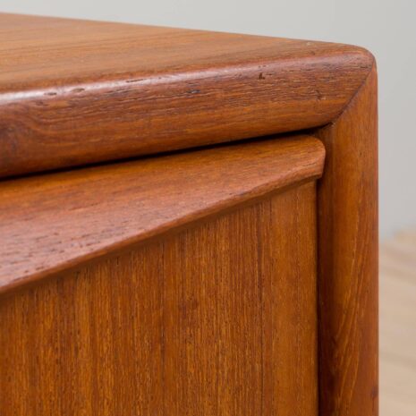 22256 Teakholz-Kommode – 3 Schubladen – 12 Teakholz-Kommode mit Schubladen