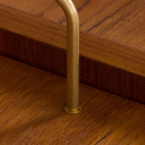 22258 two bay teak wall unit with a desk by Preben Sorensen-16 two bay teak wall unit with a desk by Preben Sorensen