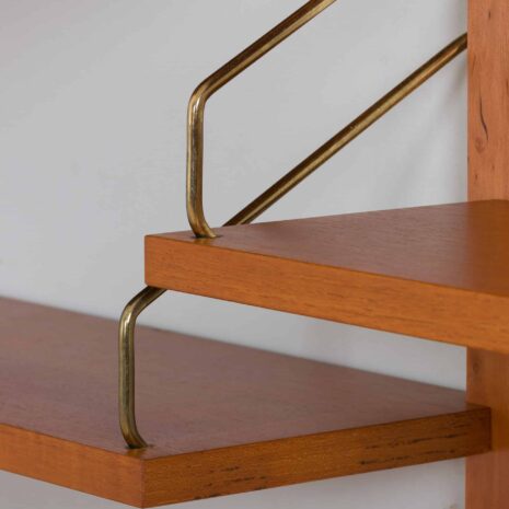 22262 two bay teak wall unit-12 two bay teak wall unit