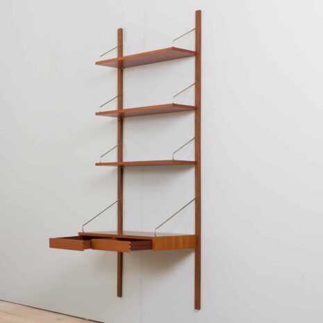 22265 one bay teak wall unit-5 one bay teak wall unit