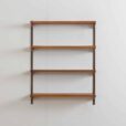 One bay teak wall unit modular shelving system by Kai Kristiansen for FM Mobler Denmark s